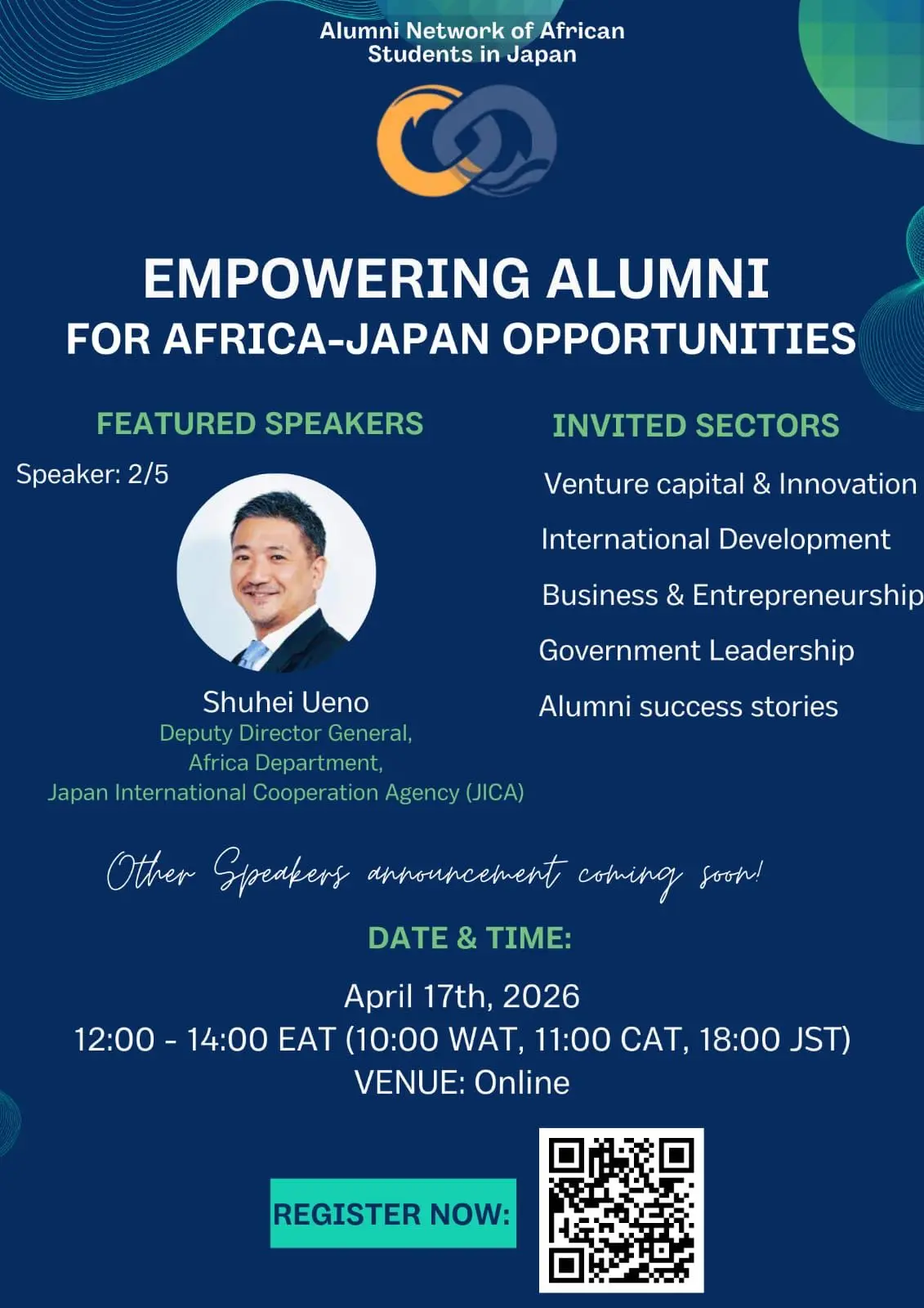 Second Speaker Joins April 2025 Event Lineup